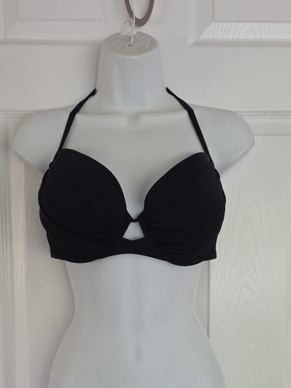 34 DD - Victoria's Secret Black Halter Bikini Top